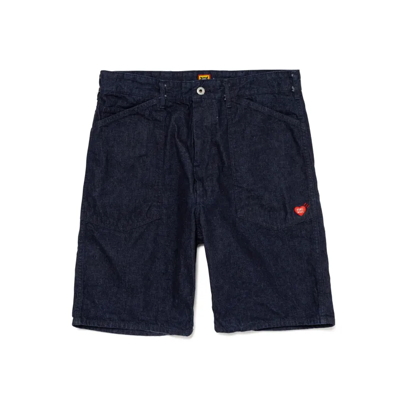 HUMAN MADE X Kaws Made Denim Shorts-0