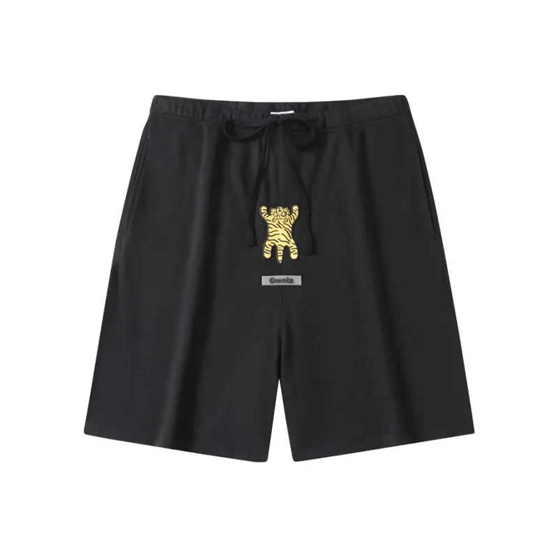 Gwola Casual Shorts Unisex Black-0