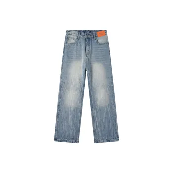 GEOFFREY B. SMALL Jeans Unisex Light Blue