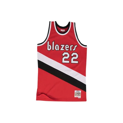 Mitchell Ness X Mitchell & Ness Blazers Abc Basketball Swingman Jersey