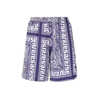 Aries Casual Shorts Men Purple