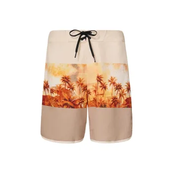 Oakley Session Rc 19' Boardshort Casual Shorts Men's Beige X Red