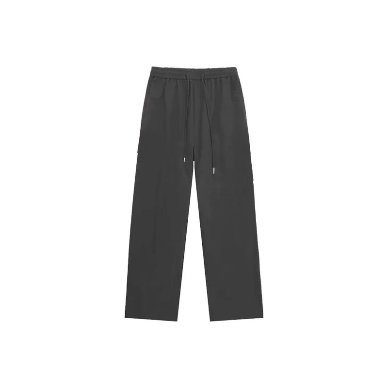 Lulifama Casual Pants Unisex Dark Gray-0