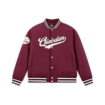 QIAODAN Sports Life Collection Puffer Jacket Men's Burgundy