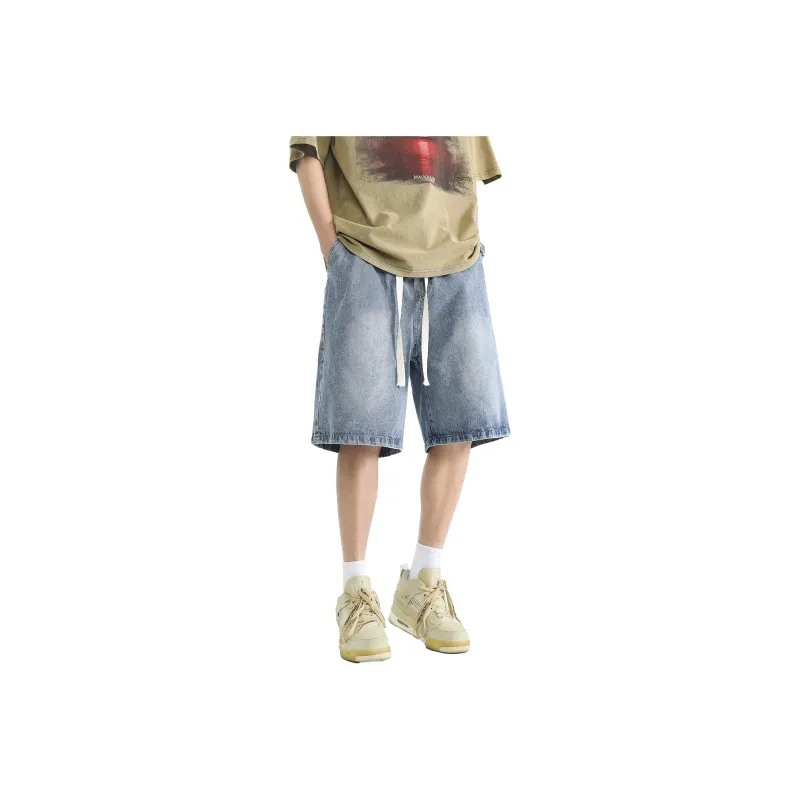ZMOH Denim Shorts Men-0