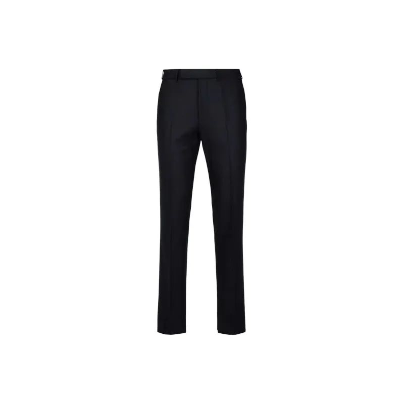 Ermenegildo Zegna Straight Leg Pleat Detailed Trousers-0