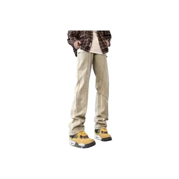 DABAISHA Jeans Unisex Yellow Mud