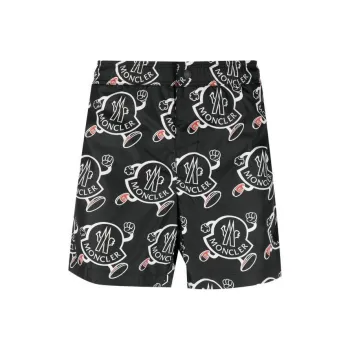 Moncler Logo print Swimming Shorts