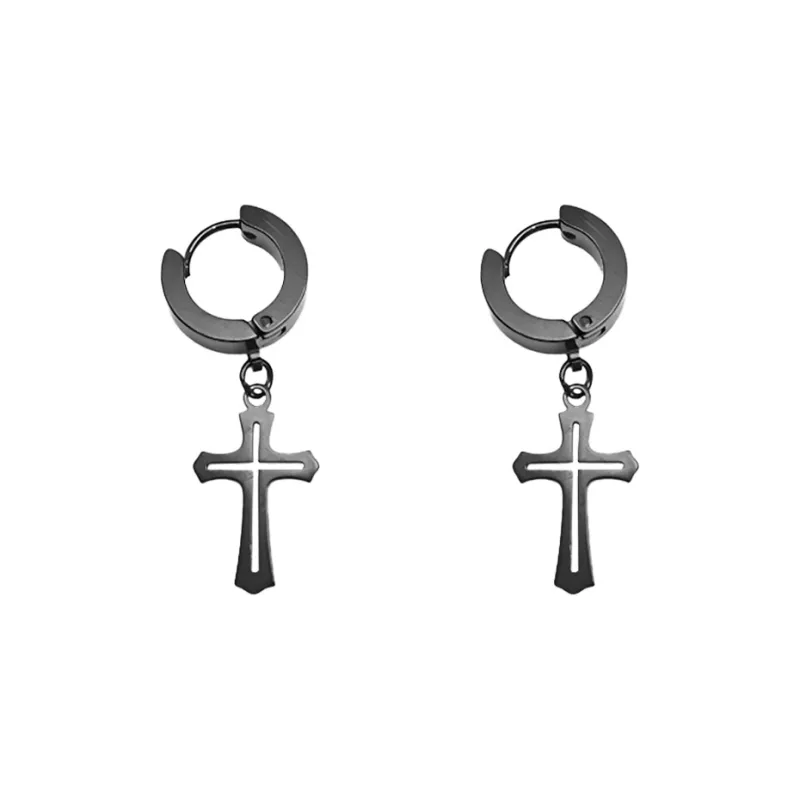 QIANFANGDAHUANGYE Alloy Earrings Unisex-3