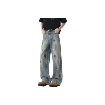 SXSY Jeans Unisex Vintage Blue