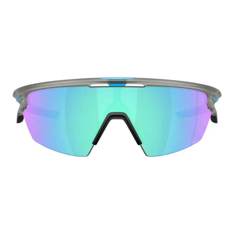 Oakley Plastic Irregular Shape Sunglasses Unisex Gray-1