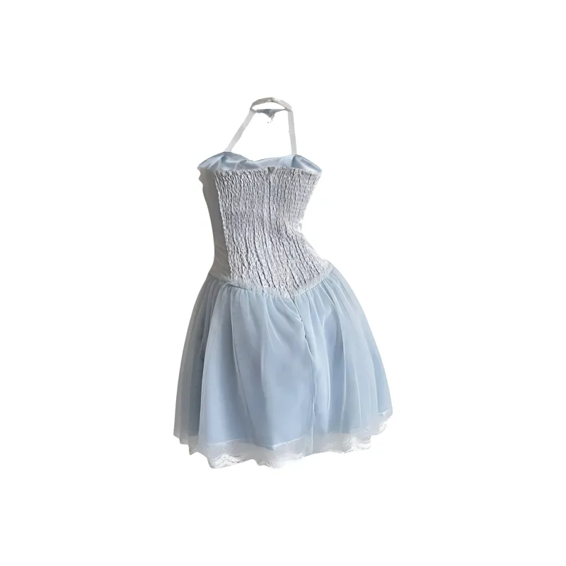 SECFLY OFFICIAL Sleeveless Dress Women's Light Blue-1