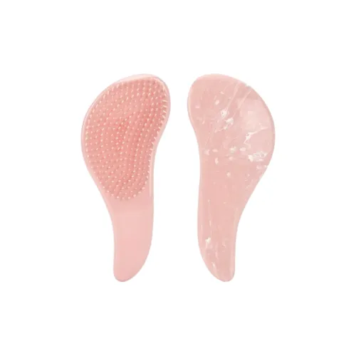 Gentle Welcome Marble Plastic Massage Comb Soft Teeth For Smooth Hair, Non Tangling