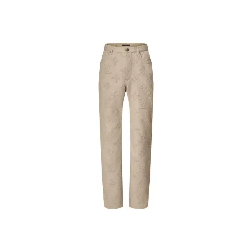 LOUIS VUITTON Monogram Embroidered Skate Pants