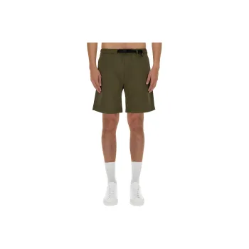 WOOLRICH Belted Waist Bermuda Shorts
