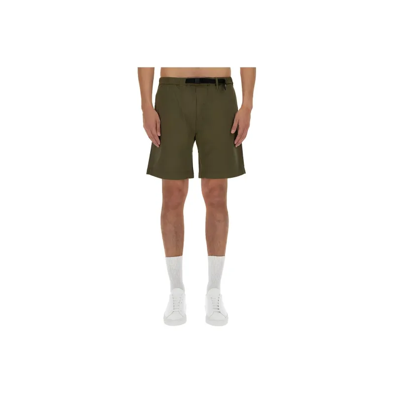 WOOLRICH Belted Waist Bermuda Shorts-0
