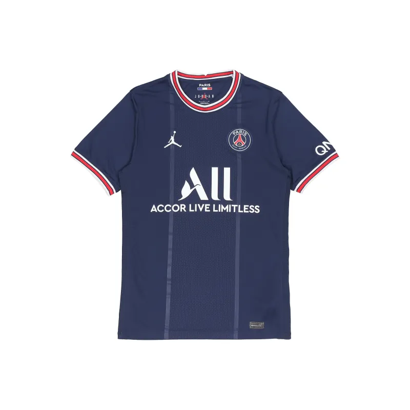 Nike X Paris Saint Germain 2021/22 Stadium Soccer Home Jersey-0