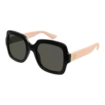 GUCCI Injection Molded Injection Molded Rectangular Sunglasses Women's Black
