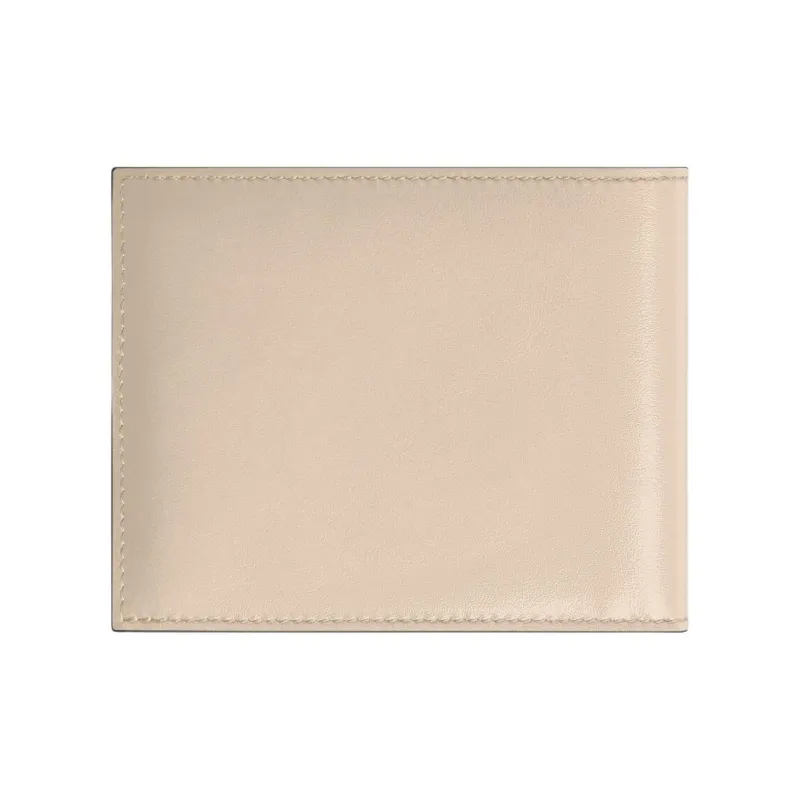 MONTBLANC Meisterstuck Full Grain Cow Leather Wallet Women's Ivory White-2