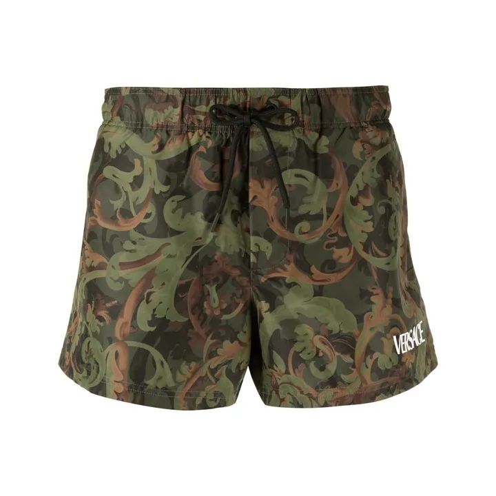 VERSACE Swimming Shorts Men Green-0