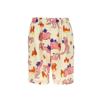 MARNI Allover Graphic Printed Shorts