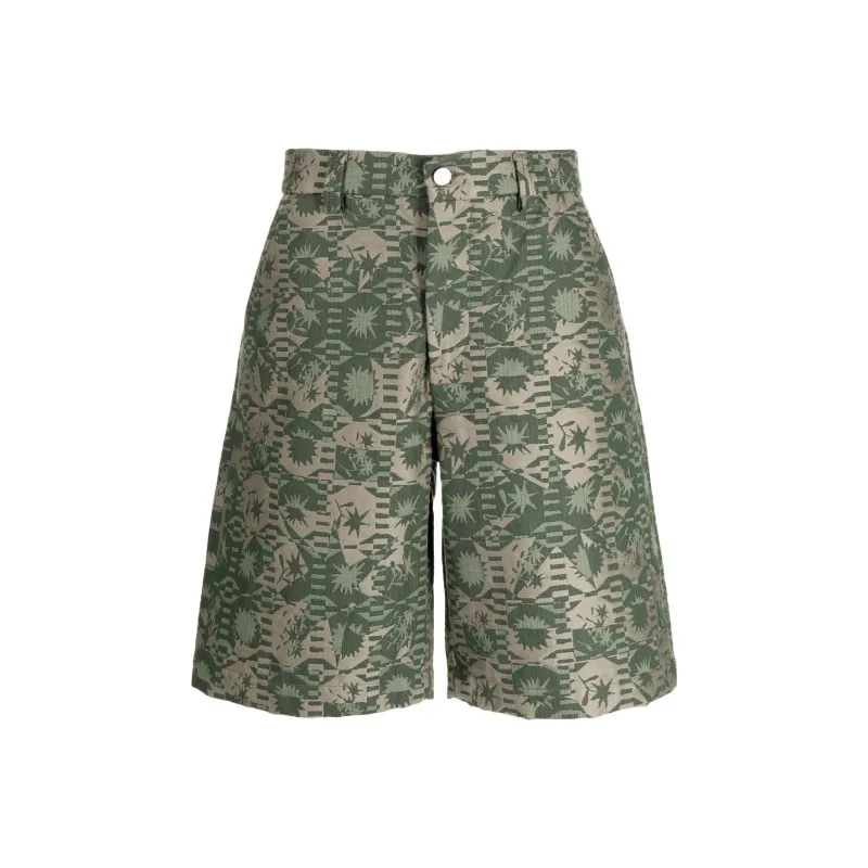 Jacquemus Jacquard Printed Bermuda Shorts-0
