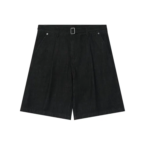 Evi Stub Denim Shorts Men's Black