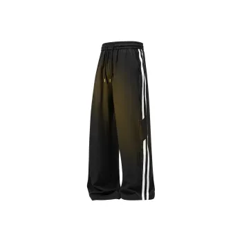 KIRHNE Casual Pants Unisex Black