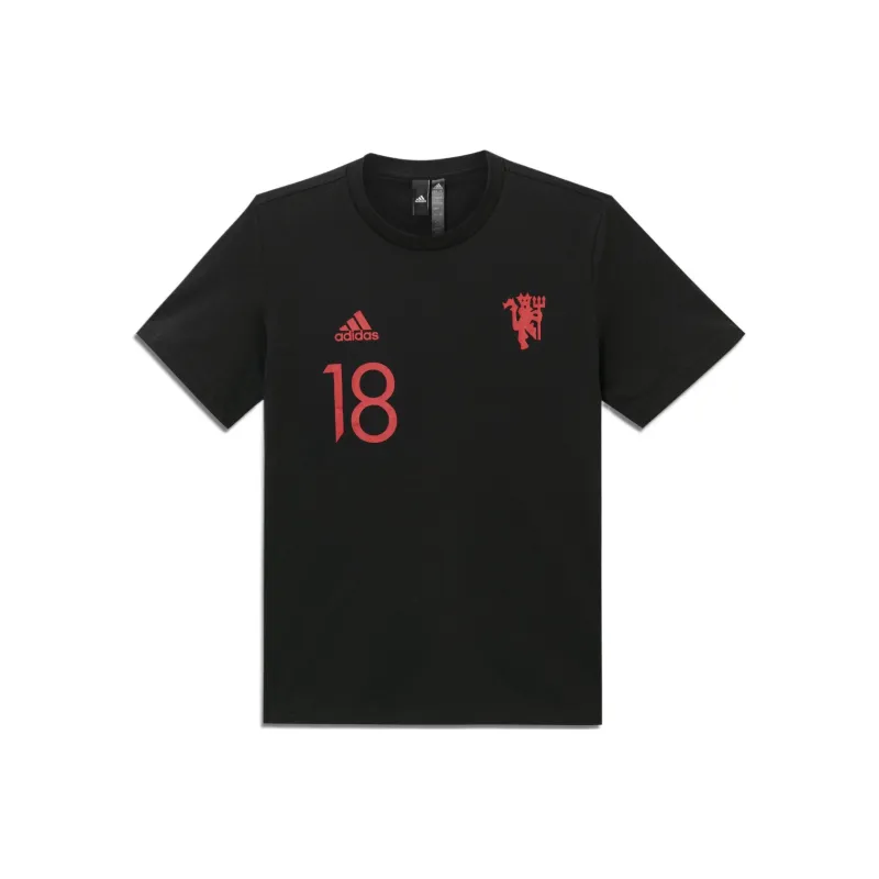Adidas MANCHESTER UNITED THEATRE OF DREAMS Soccer Jerseys Men Black-0