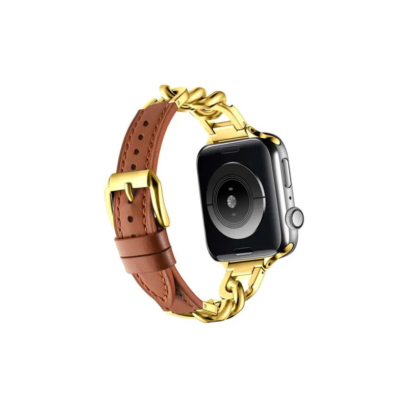 ZHENGGUANG Watch Band Apple Compatibility Genuine Leather Material-25