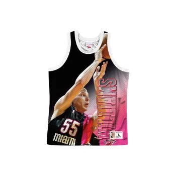Mitchell Ness Basketball Jerseys Unisex Black Red