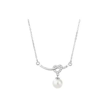 R Z Y S925 Silver Necklaces Women's