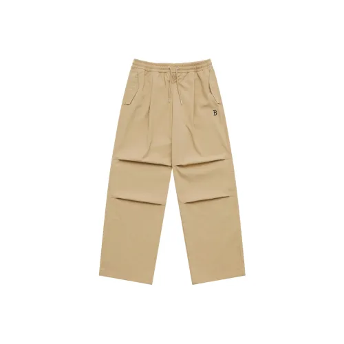 MLB Boston Red Sox Basic Collection SS25 Casual Pants Unisex Beige Yellow