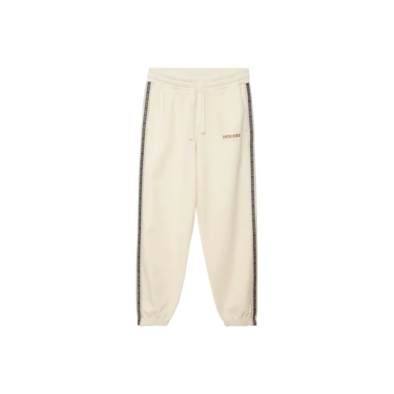 New Era FW23 Casual Pants Unisex Ivory White-0