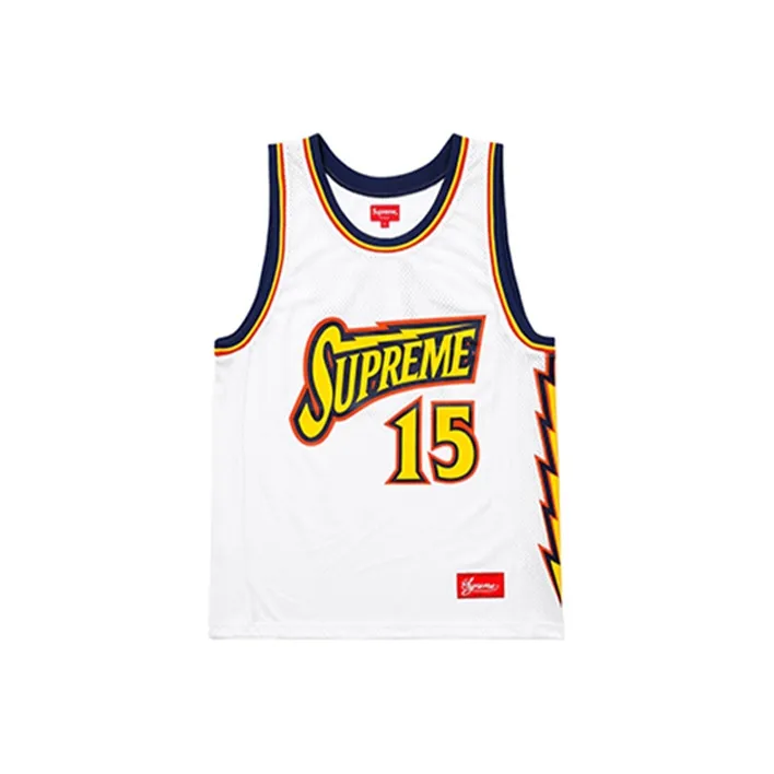 Supreme Bolt Basketball Jersey-0