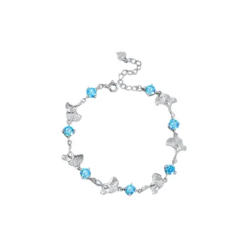 KLFOOK 999 Fine Silver Bracelets Women's