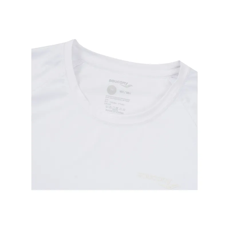 Saucony T Shirt Women's Pure White-3