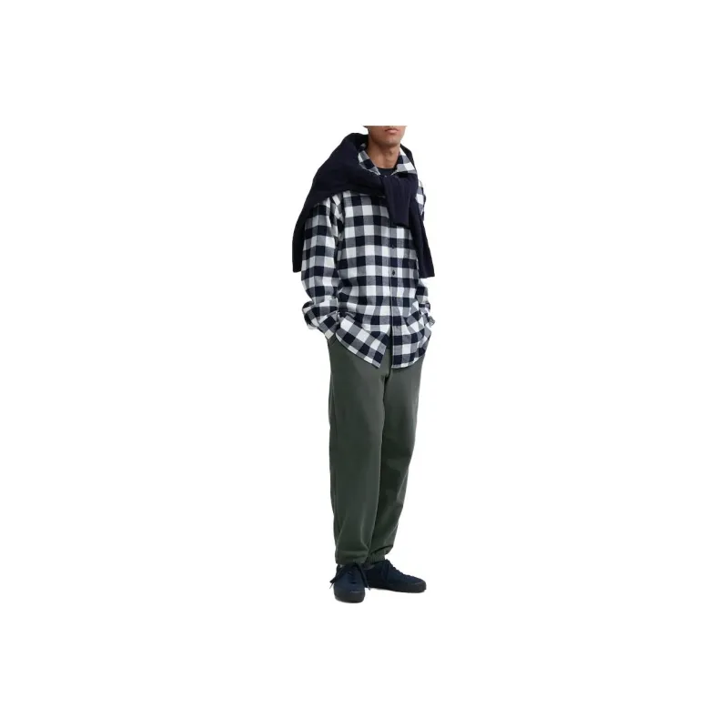 UNIQLO Casual Pants Unisex Dark Green-0