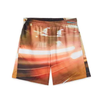 MSGM x Google Pixel FW24 Casual Shorts Unisex Multicolor