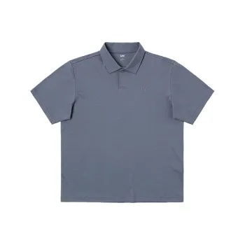 Lee Polo Shirts Men Iron Gray