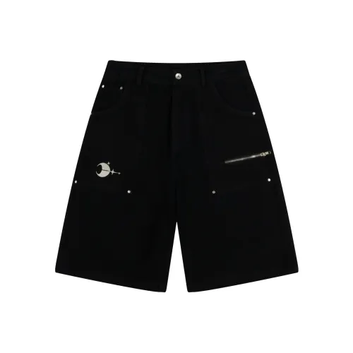 PASET Denim Shorts Unisex Black