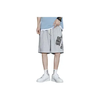 Moce Casual Shorts Men Print Gray