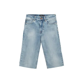 Balenciaga FW23 Casual Shorts Slim Fit Unisex Blue