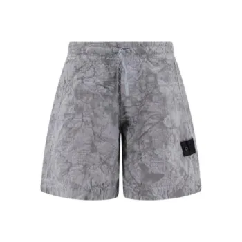 STONE ISLAND Casual Shorts Men's Gray