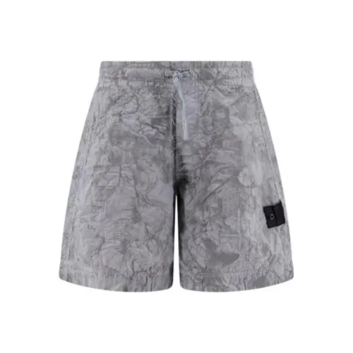 STONE ISLAND Casual Shorts Men's Gray