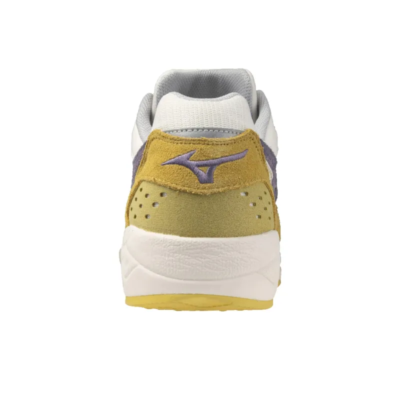 Mizuno Contender Non slip Support Low Top Running Shoes Men's White Yellow Purple-3