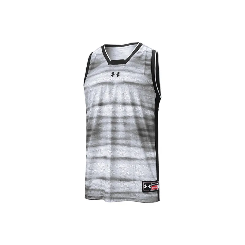 Under Armour Basketball Jerseys Men White-0