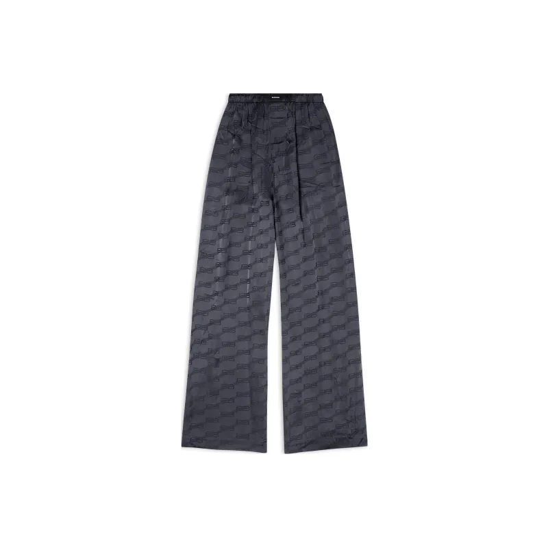 Balenciaga Casual Pants, Regular Fit Men's Marine Blue-0