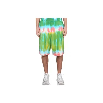 DSQUARED 2 Tie Dyed Elasticated Waistband Track Shorts