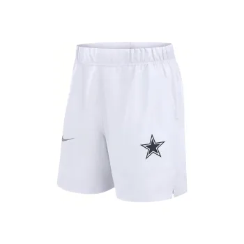 Nike Dri-Fit Dallas Cowboys Blitz Victory Casual Shorts Men's White